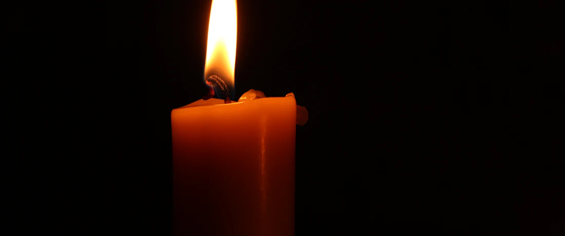 close-up of lighted candle